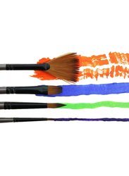 Mont Marte Gallery Brush Set Acrylic, 4 Pieces, Multicolour