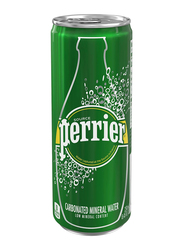 Perrier Sparkling Water Slim Can, 30 x 250ml