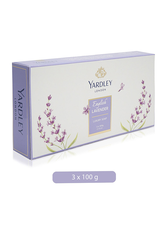 Yardley English Lavender Soap Bar, 100gm, 3 Pieces