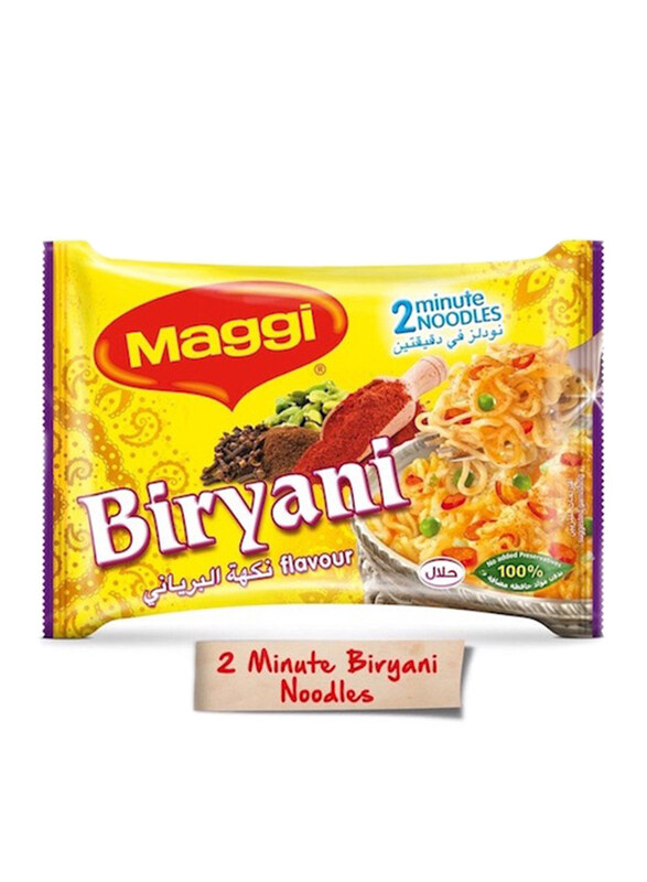 

Maggi Biryani Flavor 2 Minutes Noodles, 5 Packets x 77g