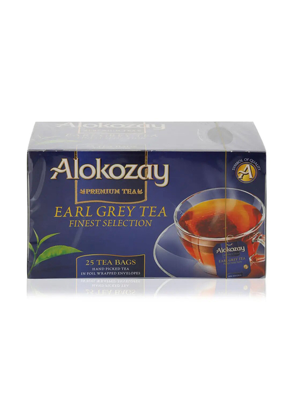 Alokozay Heat Seal Sachets Earl Grey Tea Bags - 25 Bags