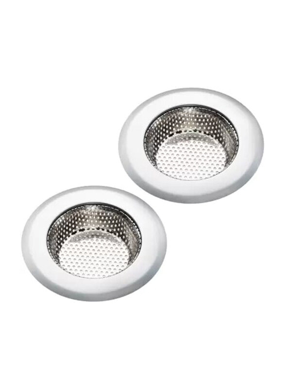 

Homeway 2-Piece Sink Strainer Set, Silver