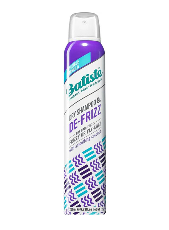 Batiste De-Frizz Dry Shampoo for Dry Hair, 200ml