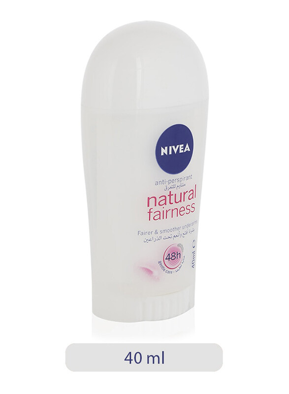 

Nivea Natural Fairness Anti-Perspirant Stick for Women, 40ml