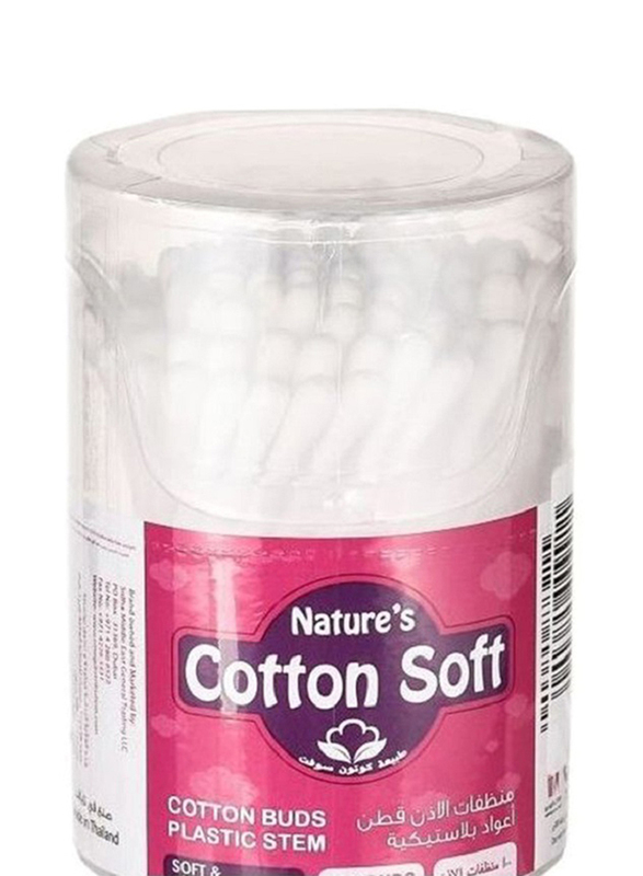 Nature's Cotton Soft Buds, 200 Pieces