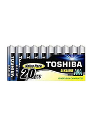 Toshiba Alkaline AAA - 20 Pack