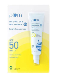 Plum RiceWater Niacinamide Hybrid Sunscreen 50, 50gm