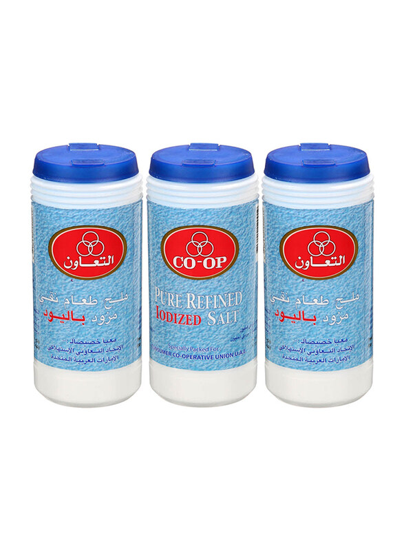 

CO-OP Pure Refined Iodized Salt - 3 x 750 g