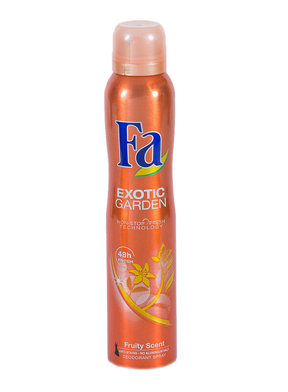 

Fa Exotic Garden Fruity Scent Deodorant Spray for Women, 200 ml