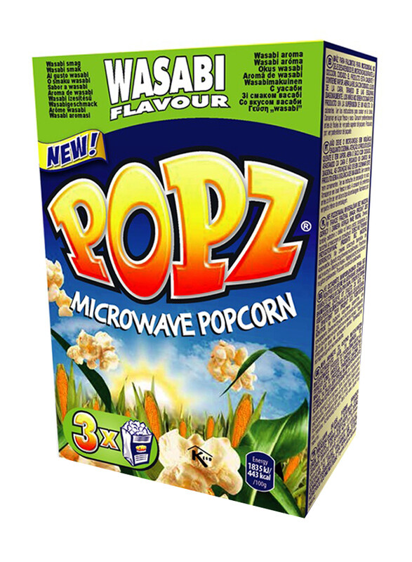 

Popz Popcorn Wasabi Flvr - 3 x 85g