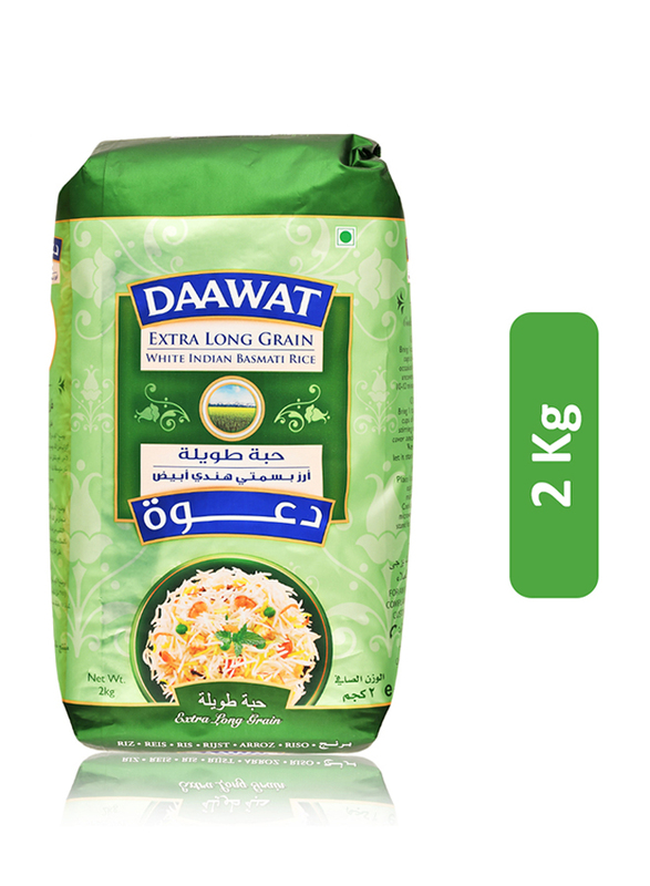 Daawat White Indian Basmati Rice, 2 Kg