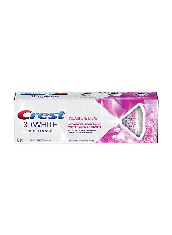 

Crest 3D White Brilliance Pearl Glow Toothpaste, 75ml