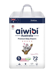 Aiwibi Premium Baby Pants, Small, 4-8 Kg, 72 Count