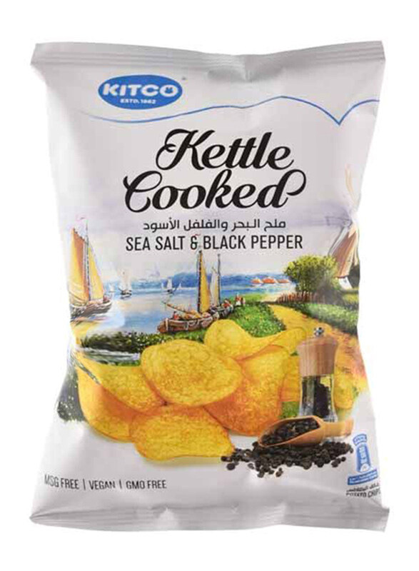 

Kitco Kettle Chips Sea Salt& Black Pepper - 40g
