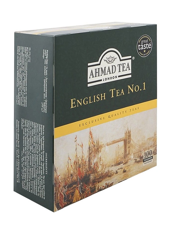 Ahmad Tea London English No. 1 Tea, 100 Tea Bags x 2g