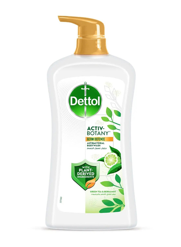 Dettol Active Antibacterial Body Wash Hand Green Tea & Bergamot, 700ml