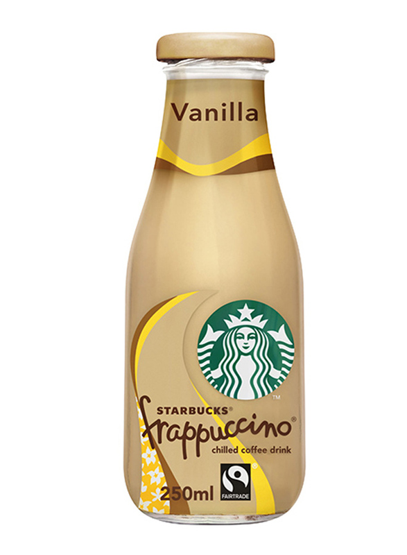 Starbucks Frappuccino Vanilla Flavour Lowfat Coffee Drink, 250ml