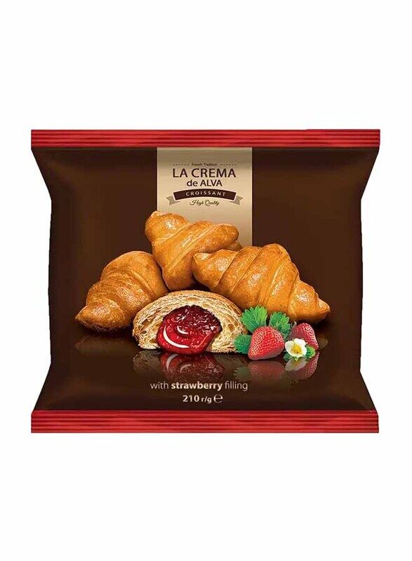 

La Crema Croissant with Strawberry Filling, 210g