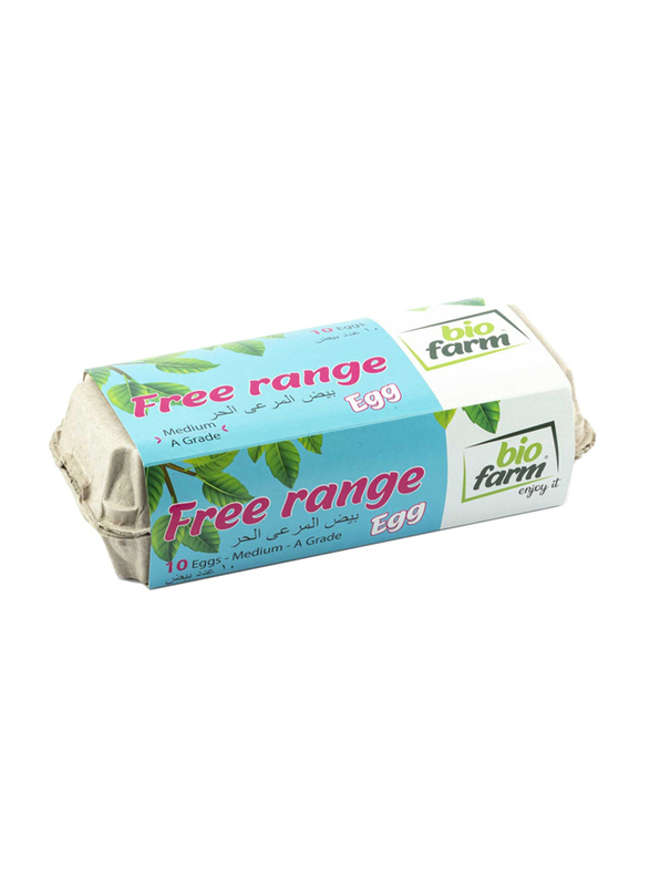 Bio Farm Free Range Medium Eggs, 10 Pieces