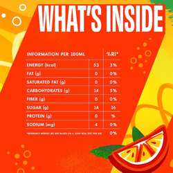 Mirinda Orange Carbonated Soft Drink Mini Cans, 155ml