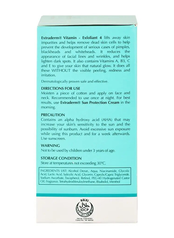 Extraderm Plus Vitamin Exfoliant Solution 4, 60ml