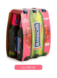 Barbican Raspberry Flavor Non Alcoholic Malt Beverage - 6 x 330ml