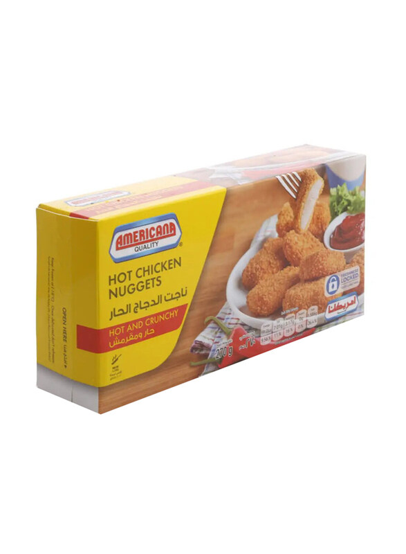 

Americana Hot and Crunchy Chicken Nuggets, 270g