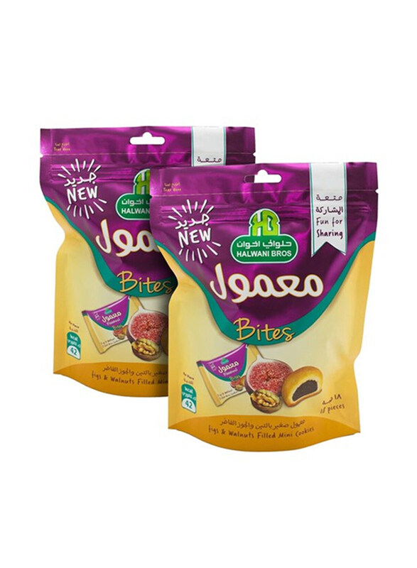 

Halwani Fig Walnut Cookies, 2 x 180g