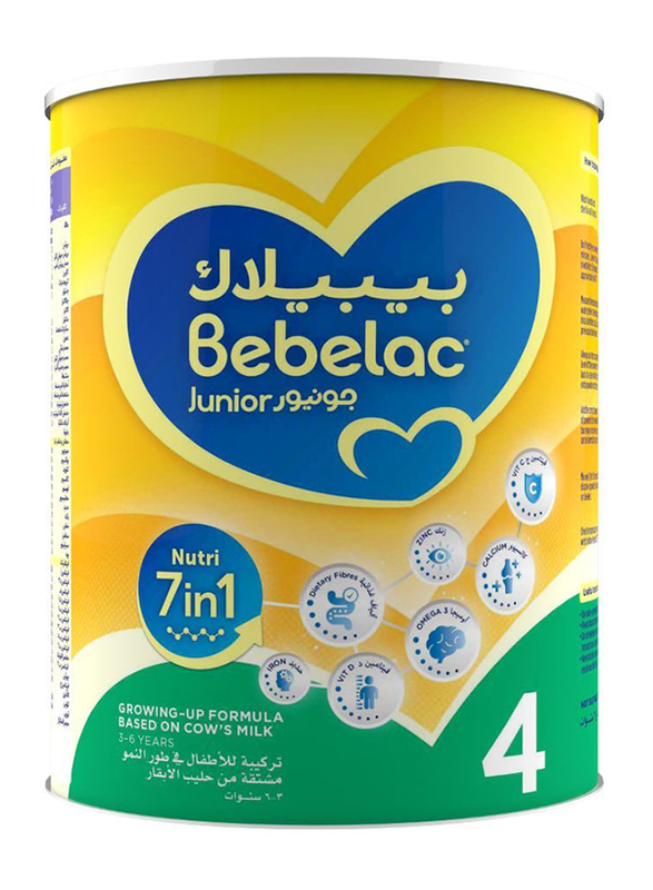 Bebelac Nutri 7-In-1 Junior Stage 4 Growing Up Formula Milk, 3-6 Years - 800g