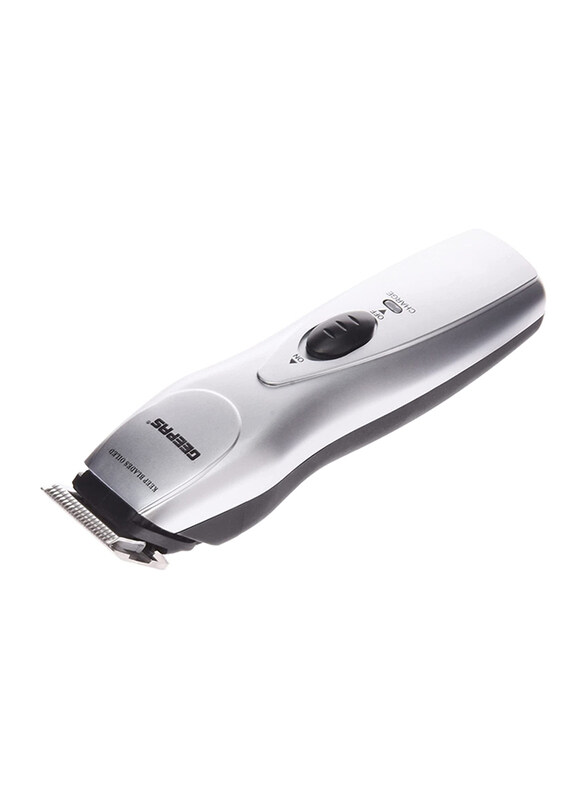 

Geepas Stay Cool Rechargeable Hair Trimmer, GTR34C, Silver/Black