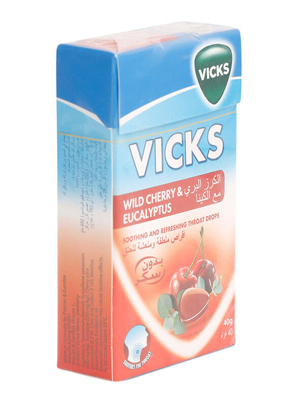 

Vicks Wild Cherry Throat Drops, 40gm