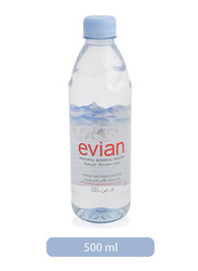Evian Natural Mineral Water Bottle, 500ml