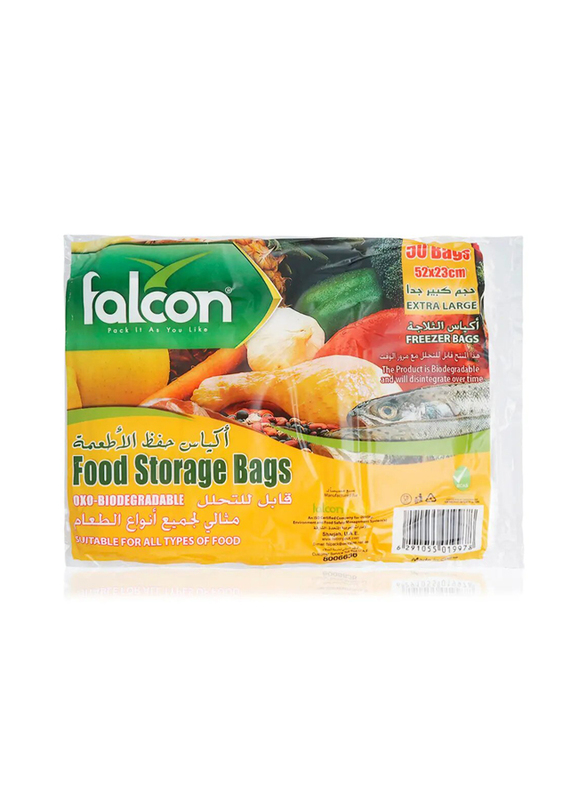 Falcon Extra Large Food Storage - 50 Pieces, 52 x 23cm