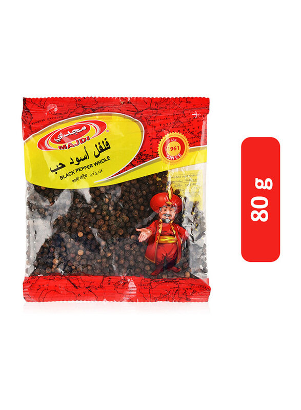 

Majdi Whole Black Pepper, 80 g