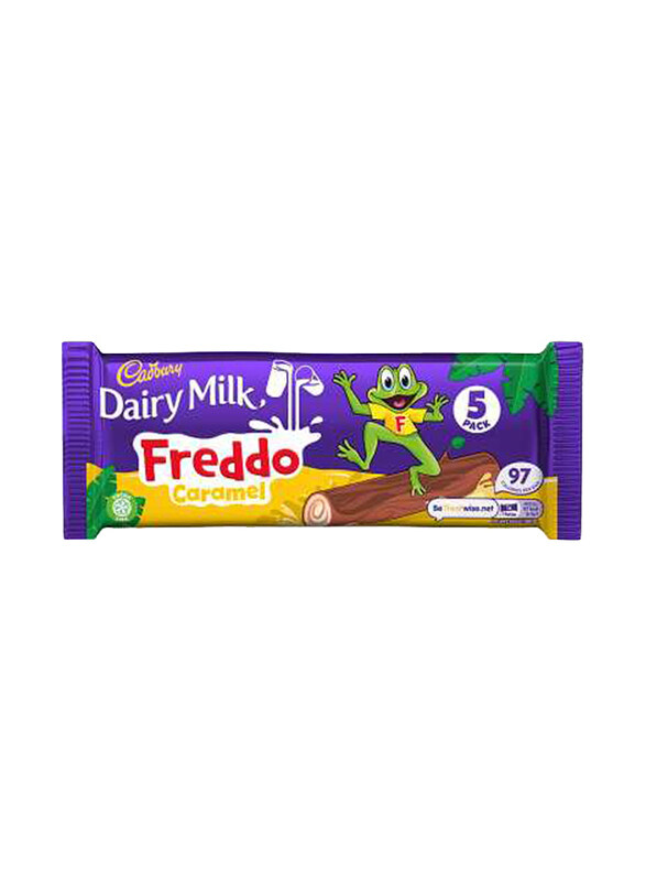 

Cadbury Dairy Milk Freddo Caramel Chocolate Bar, 5 x 97.5g