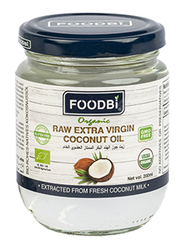 Foodbi Raw Extra Virgin Coconut Oil, 200ml