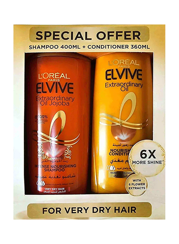 L'Oreal Paris Elvive Extra Ordinary for Very Dry Hair 400ml + Conditioner 360ml