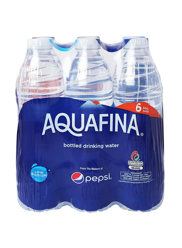 

Aquafina Bottled Drinking Water, 6 Pieces x 500ml