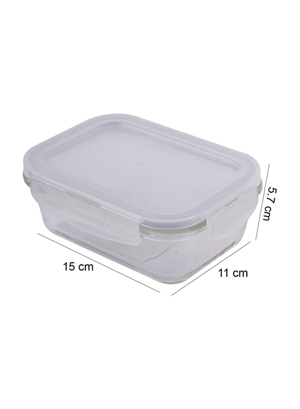 Lock & lock Rectangle Container, 380ml, LLG422, Clear