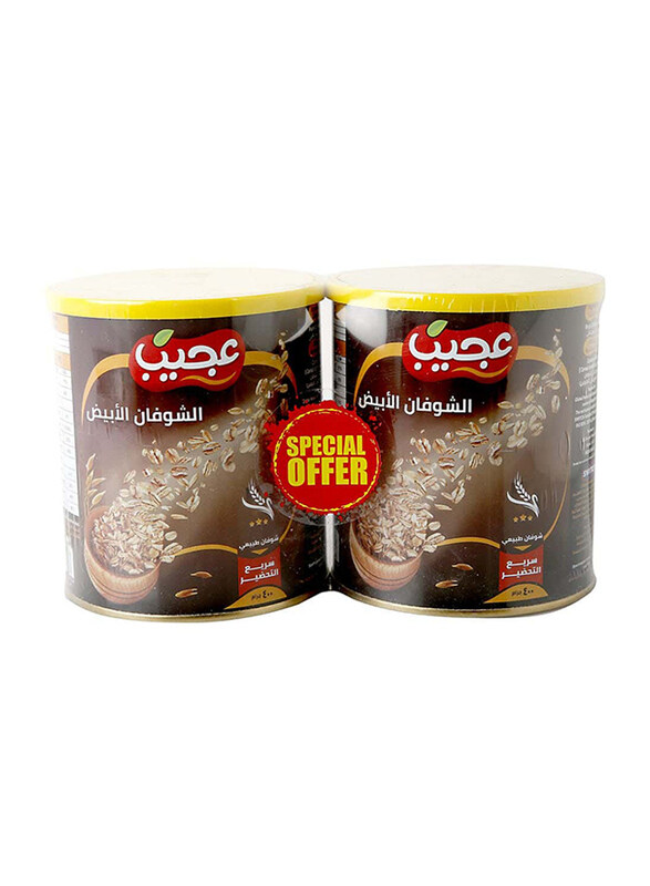 

Ajeeb White Oat, 2 x 400 g