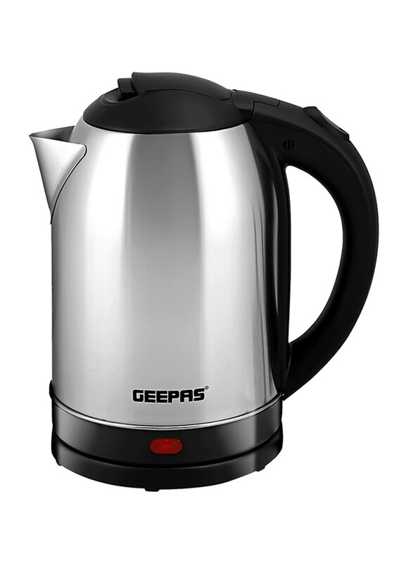 

Geepas 1.8L Electric Stainless Steel Kettle, Silver