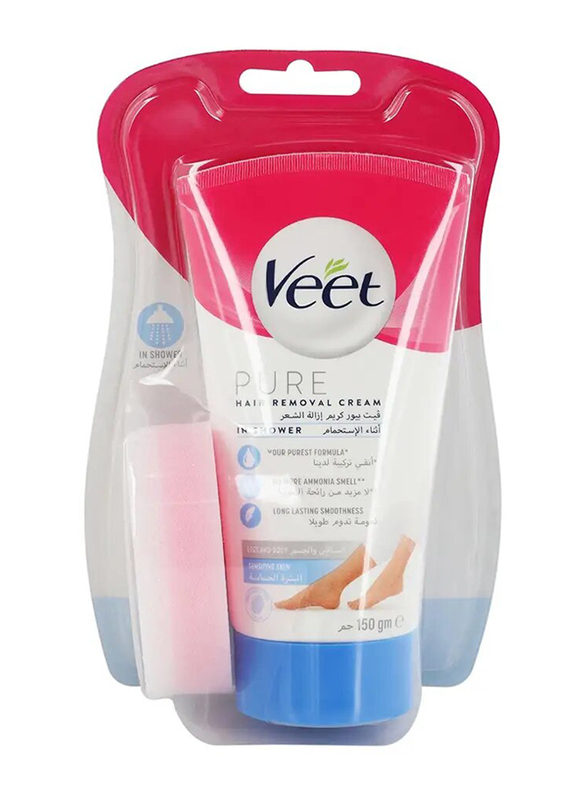 Veet Pure Hair Removal Cream, 150ml