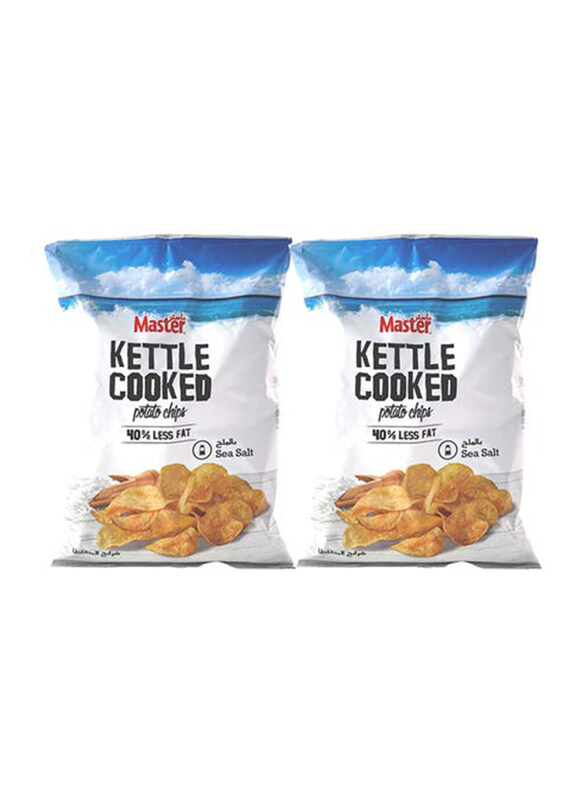 

Master Kettle Cooked Chips Salt, 2 x 170g