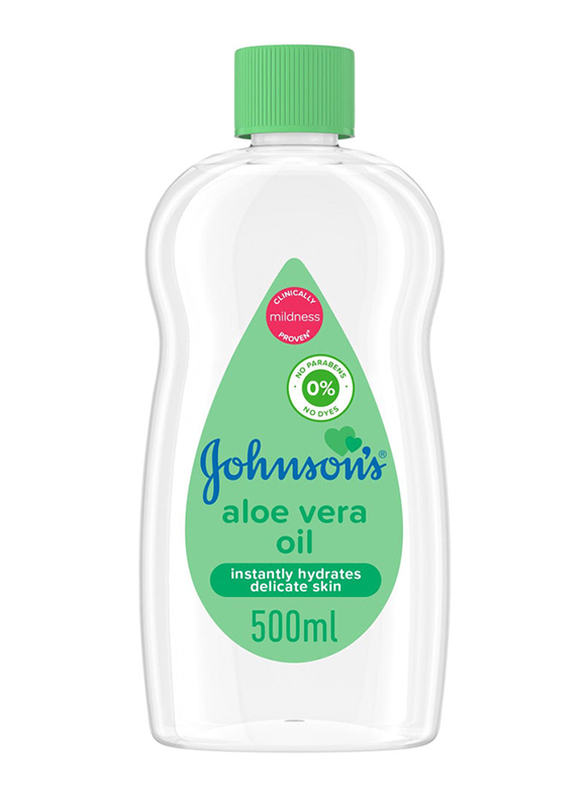 Johnson's Baby 500ml Aloe Vera Oil for Babies