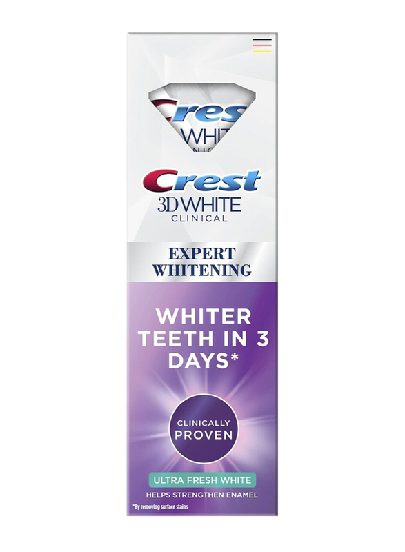 Crest 3DW Clinic Ultra Fresh White, 75ml