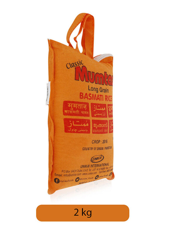 Mumtaz Long Grain Basmati Rice, 2 Kg