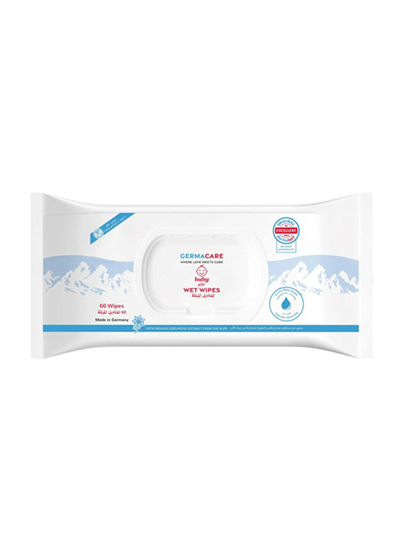 Germacare Baby Wipes, 60 Sheets