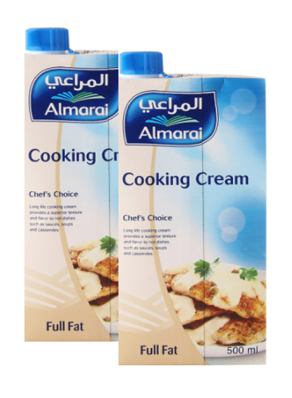 Almarai Cooking Cream, 2 x 500ml