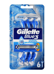 Gillette Blue3 Cool Men’s Disposable Razor - 6 Pieces