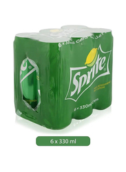 Sprite Carbonated Soft Drink - 6 x 330ml